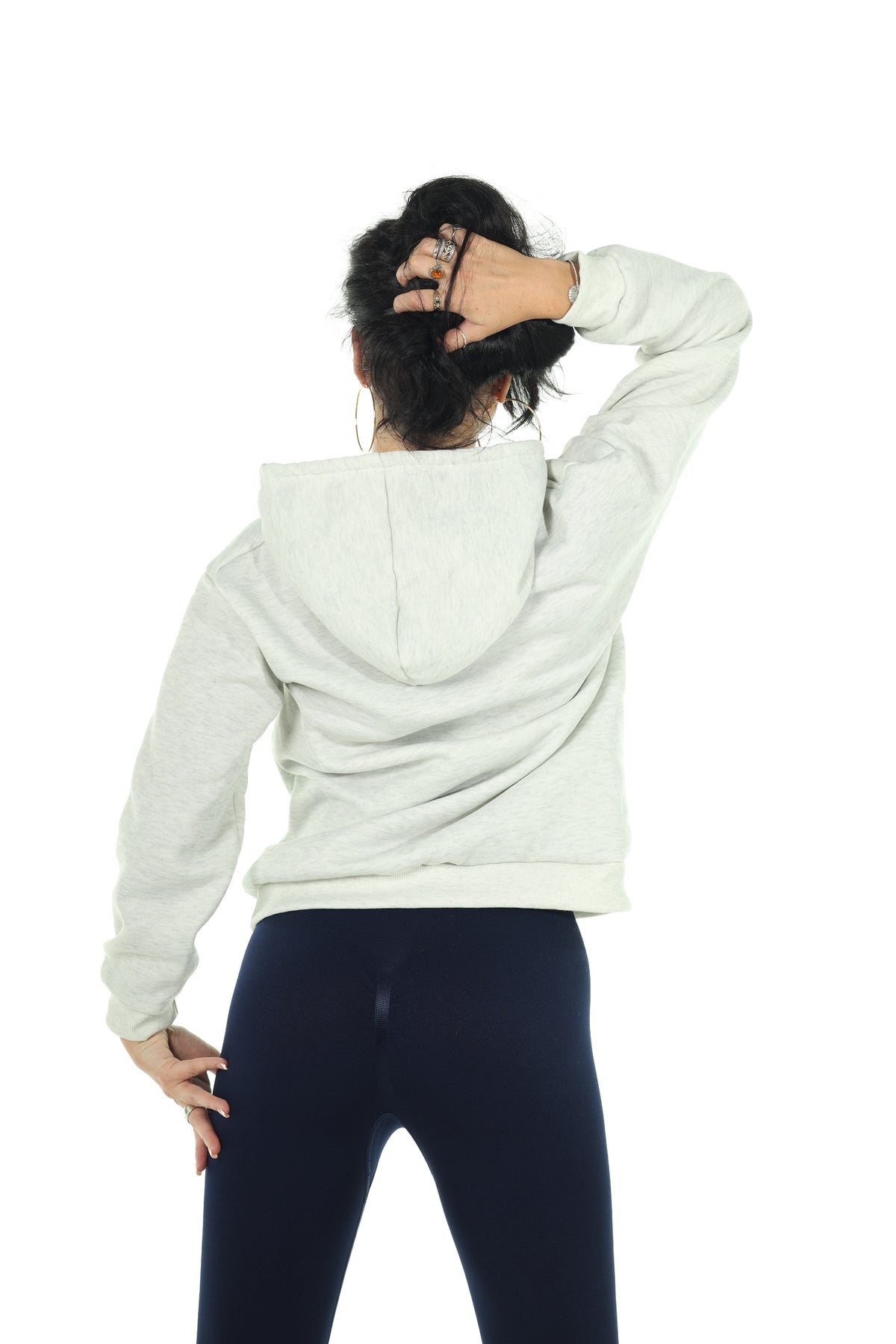 Sofias Desires Signature Hoodie in Cloud Grey