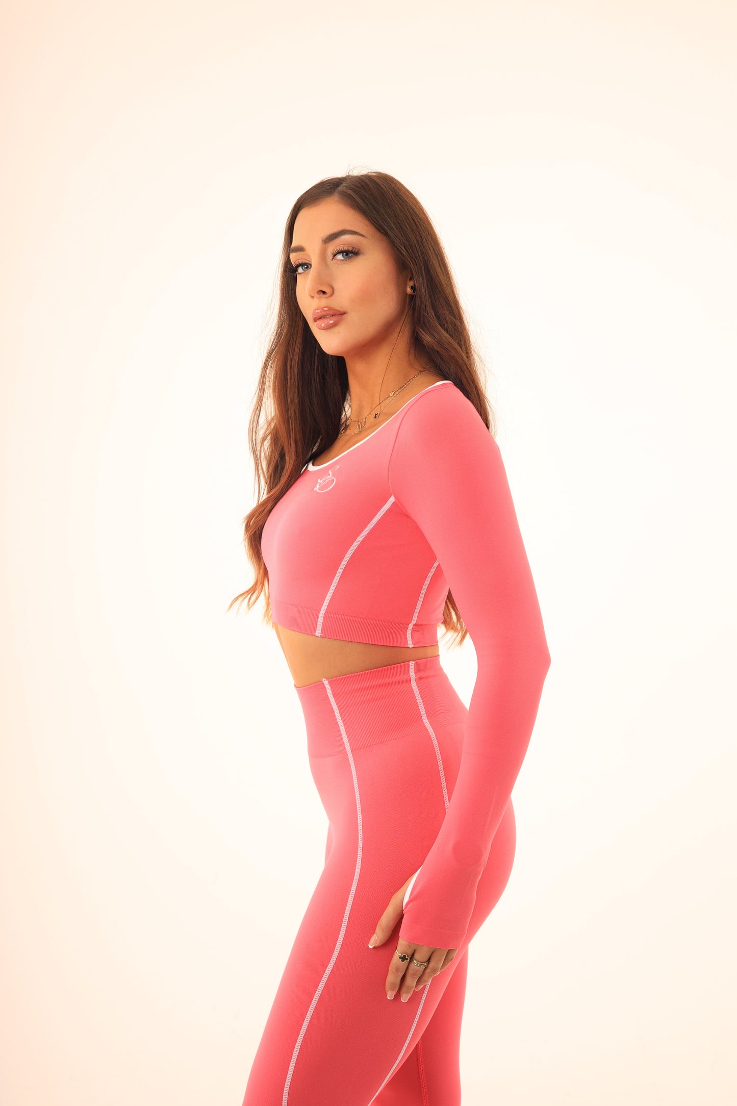 Booty Sculpt Lounge Set in Hot Pink