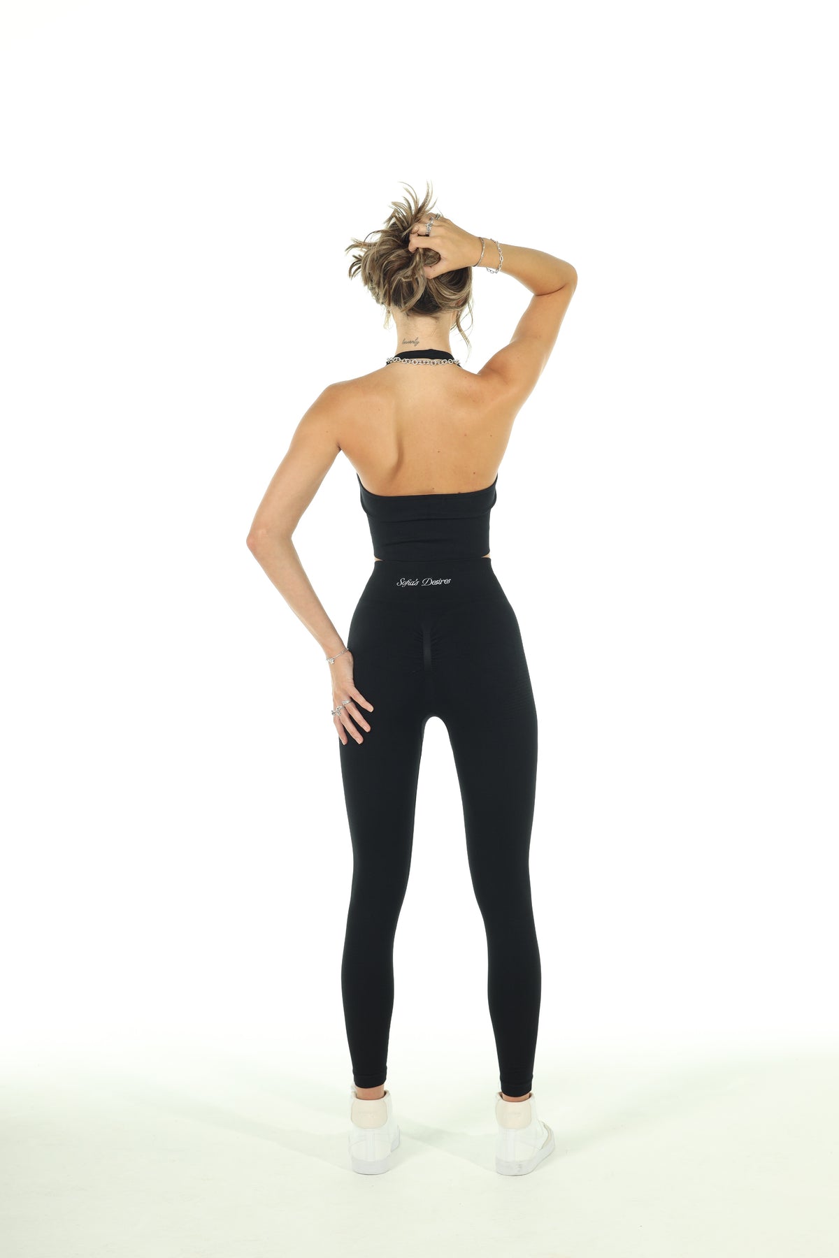 SD Performance Contour Leggings Set in Black