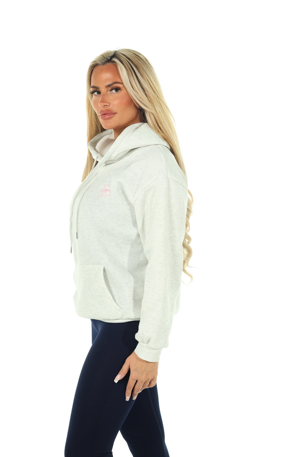 SD Signature Hoodie in Cloud Grey