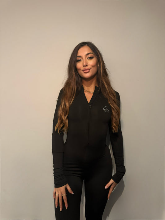 High-Stretch Thermal Sculpt Jumpsuit