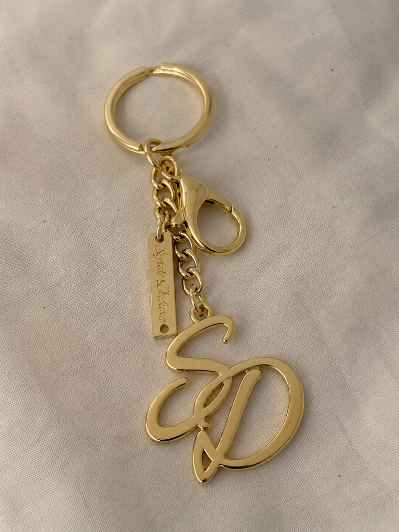 SD Keyring Gold Charm